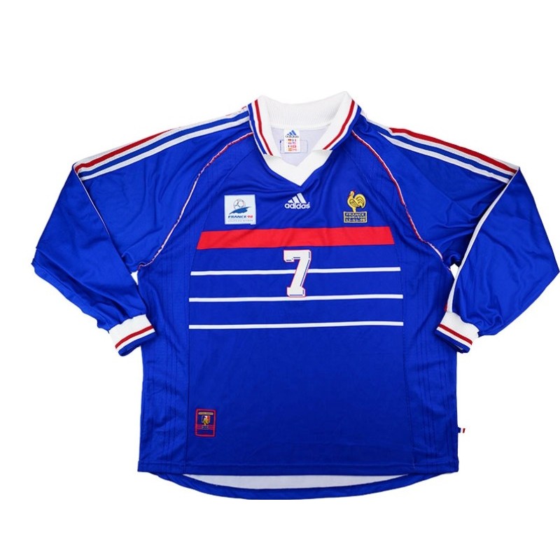 Maillot rétro France 1998 inspiration