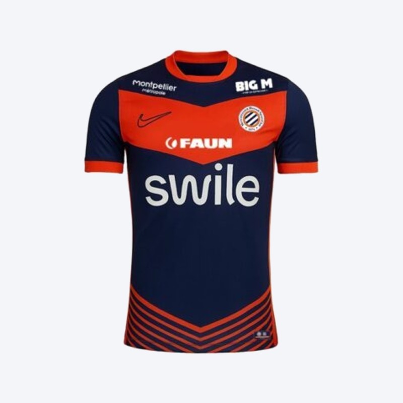 Maillot Championnats Montpellier HSC Ligue 1 domicile