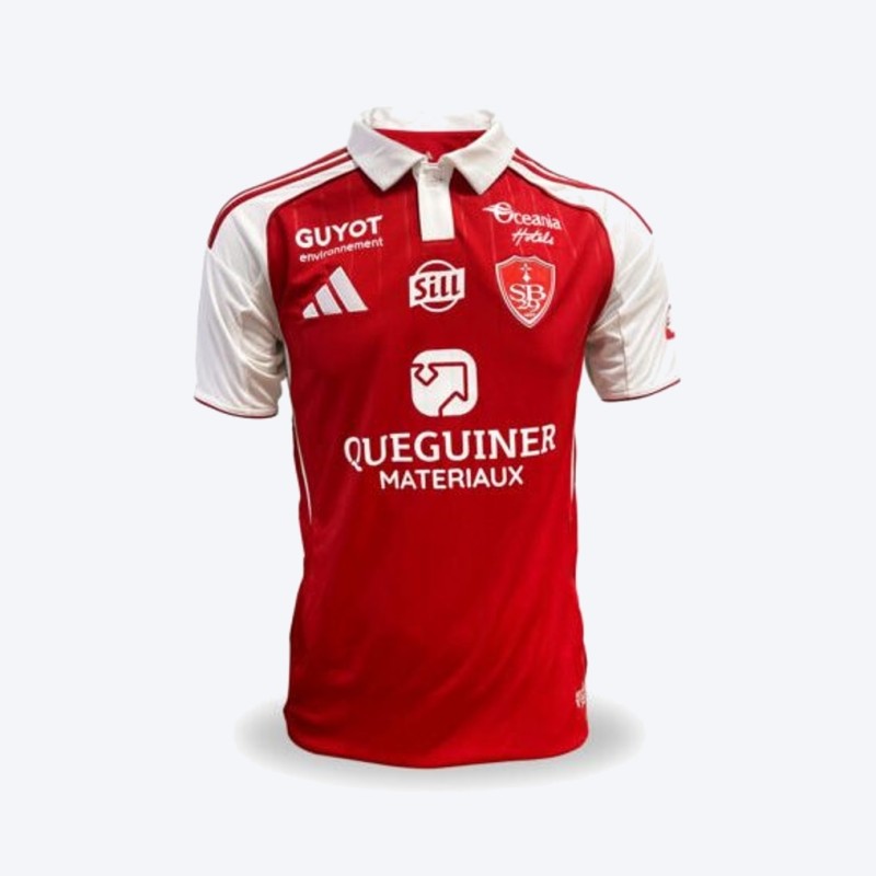Maillot Championnats Stade Brestois Ligue 1 domicile