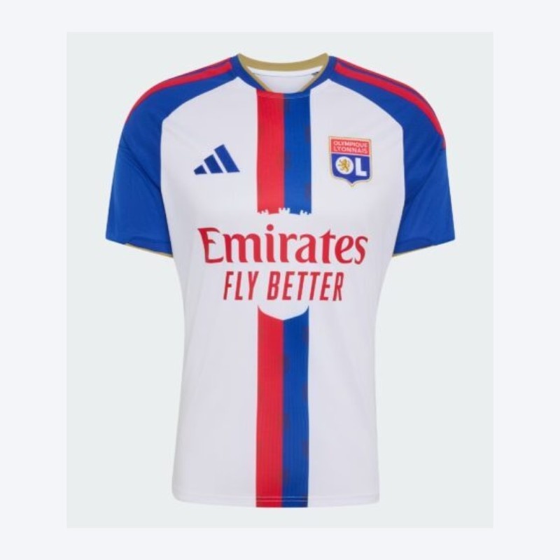 Maillot Championnats Olympique Lyonnais Ligue 1 domicile